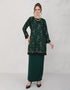 BAJU KURUNG PAHANG MODEN AMBERLEE (EMERALD GREEN)